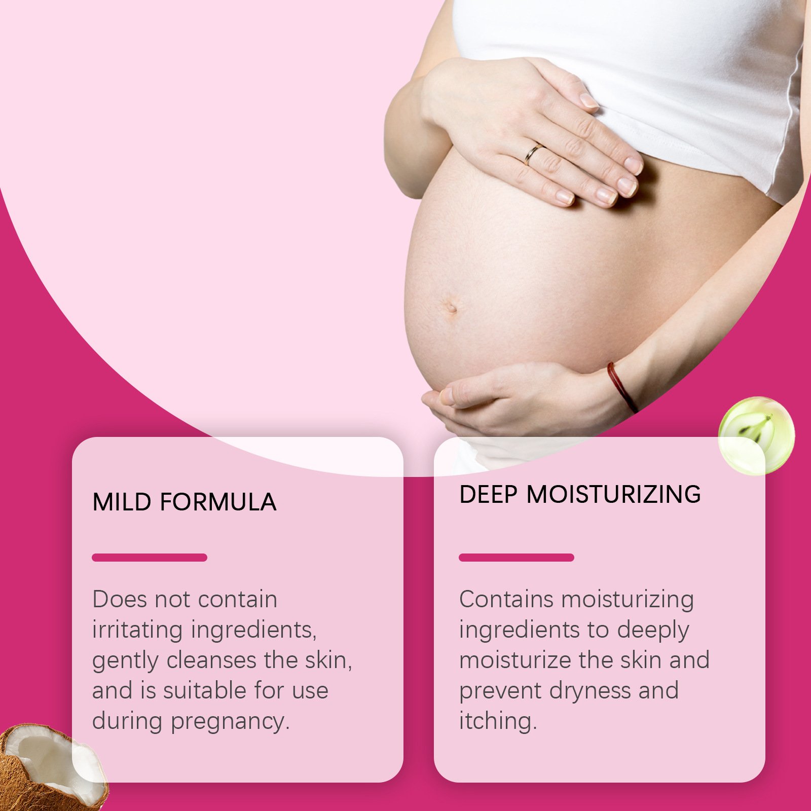 2025 body wash product gently cleanses women's skin nourishes moisturizing cleansing skin pregnant mothers preferred shower gel