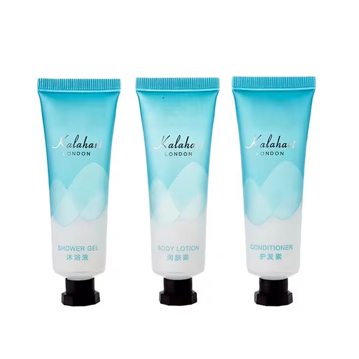 Printing LOGO PE Tube Hotel Set Shower Gel Body Lotion Conditioner Empty Plastic Tube Cosmetic Packaging Tube