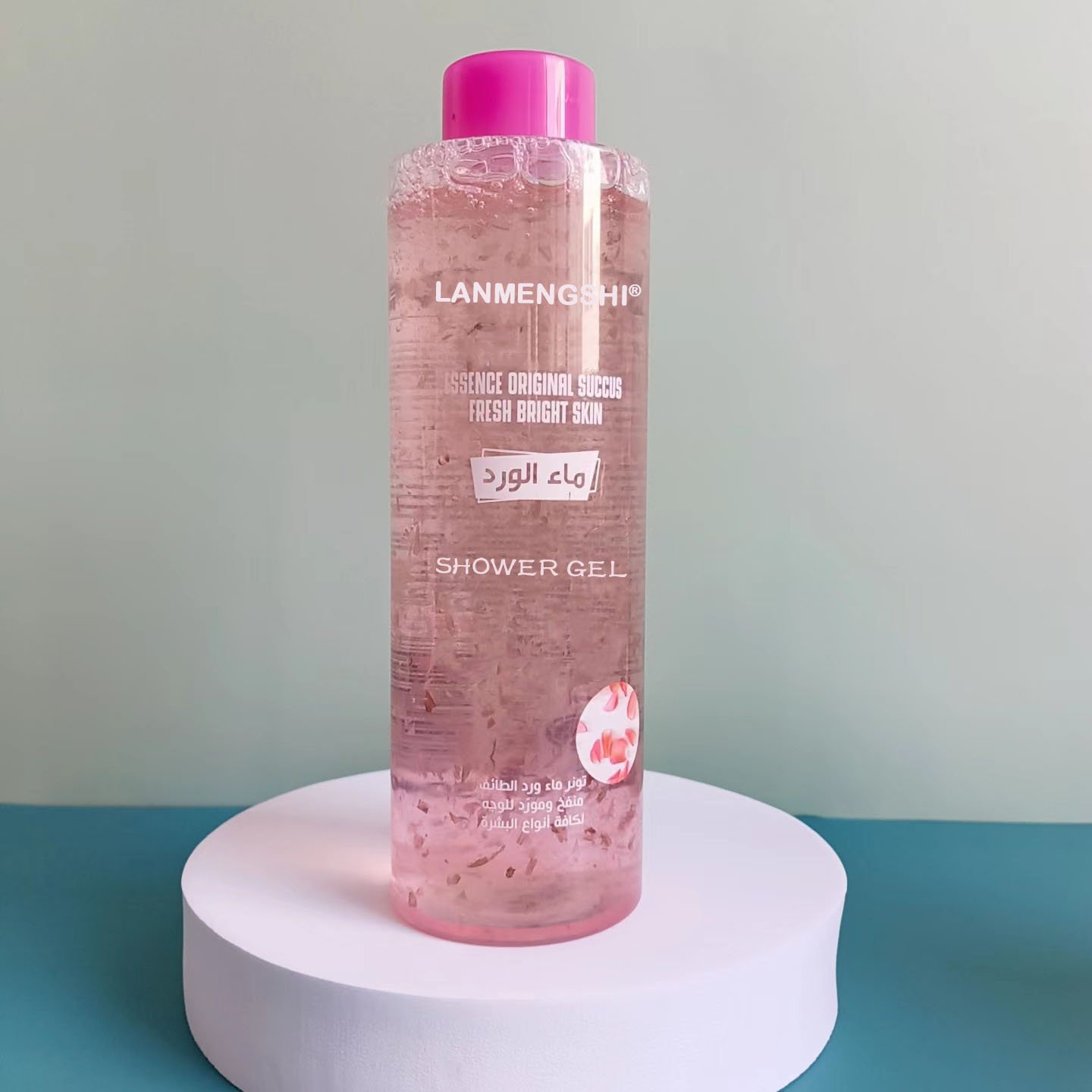 Make Your Logo Private Label Peony Rose Oil Flower Deep Clean Body Moisturizing Whitening Organic Natural Body Wash Shower Gel