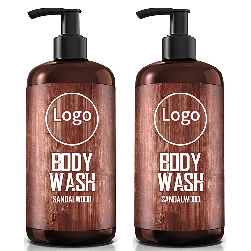 Custom Best Organic Aloe Vera Sandalwood Body Wash Men Spot Remover Exfoliating Whitening Shower Gel