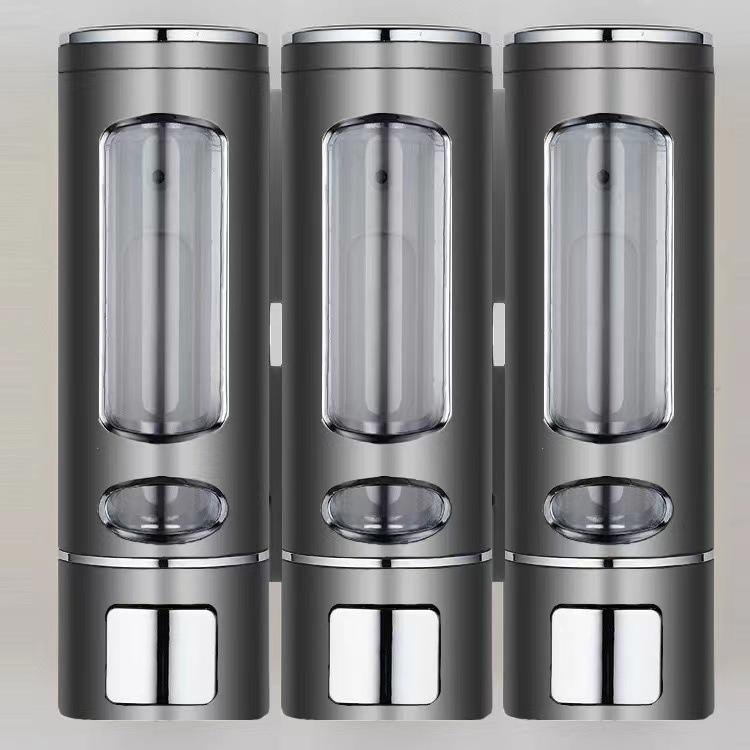 Hotel Use Wall-mounted soap dispenser home hotel soap box punch-free manual press shower gel box bathroom accessories