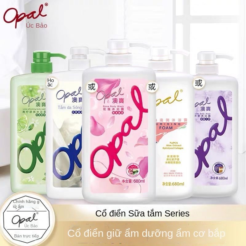 Opal Wholesale Private Label Milk Silky-Soft for All Skin Types Bubble Whitening Refreshing Moisturizing Body Wash