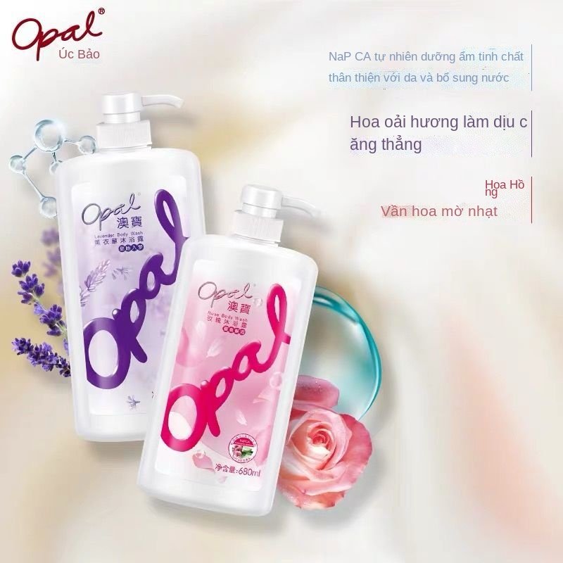 Opal Wholesale Private Label Milk Silky-Soft for All Skin Types Bubble Whitening Refreshing Moisturizing Body Wash