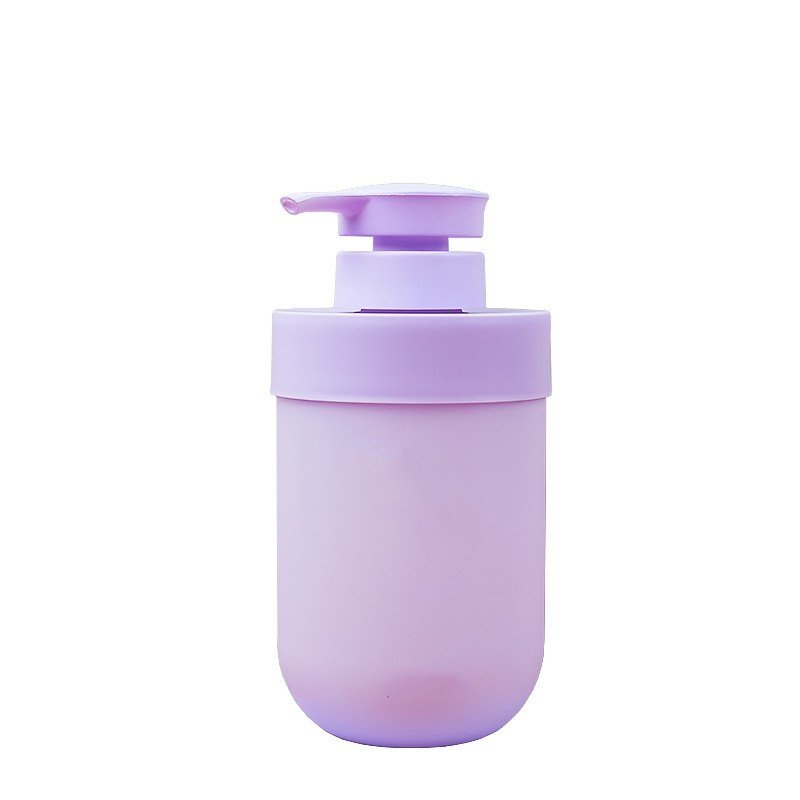 In Stock PET bottle packaging 500ml shampoo bottle plastic shower gel bottle for body milk