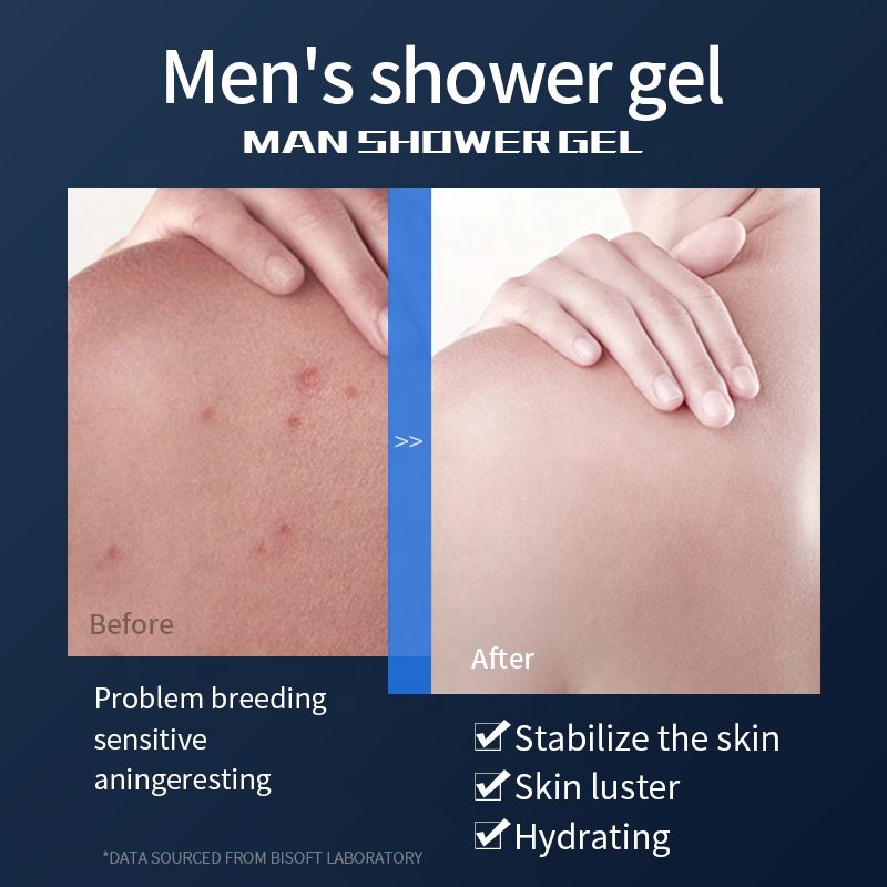 Hot Sale Men's Fragrance Shower Gel Oil Control Moisturising Perfumed Long-Lasting Fragrance Emollient Fragrance Body Wash