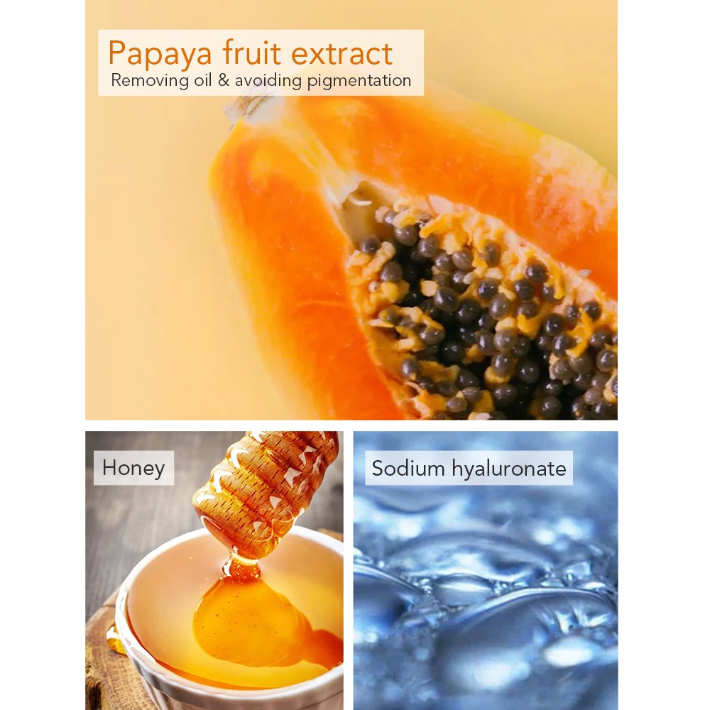 Ailke brand Papaya lightening perfume slimming body wash organic whitening body scrub shower gel