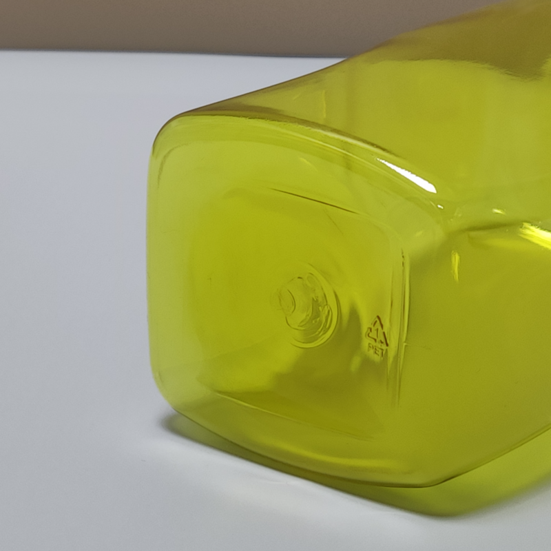 Custom Color Printed Plastic Empty Bottles 500ml unique Shape Cosmetic Shampoo Bottle Packaging