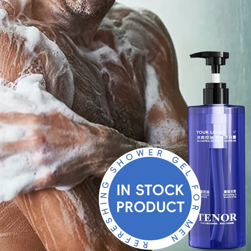 Wholesale In Stock Body Wash Oil-Control Refreshing Deep Clean Cleansing Shower Gel For Men