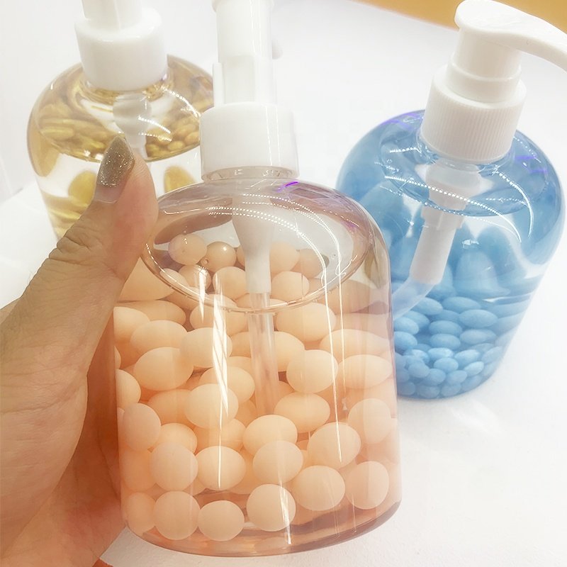 300ml Body Wash Gel Caviar Pearl Beads Whitening Skin Arbutin Lightening Body Shower Gel OEM Your LOGO