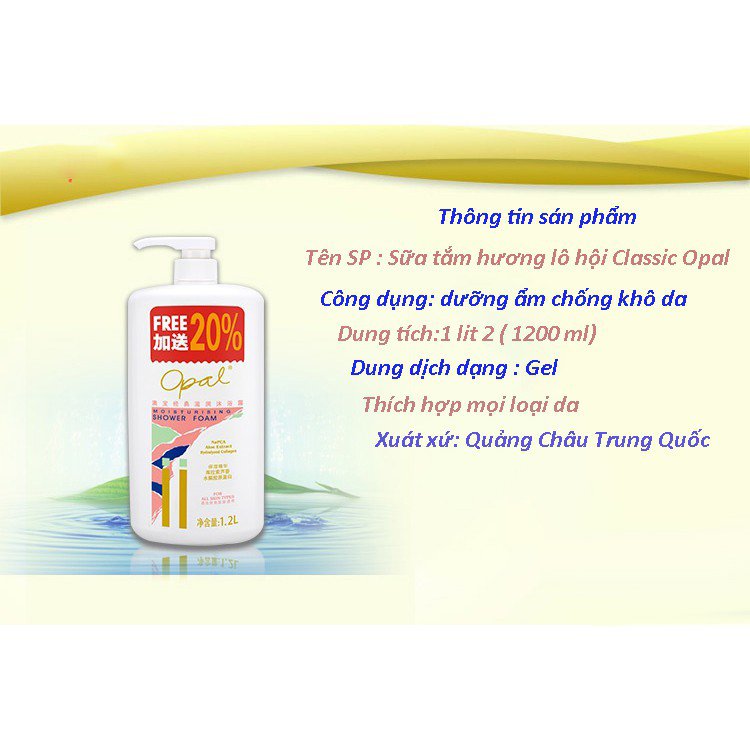 Opal Wash Foam Oil Mint Aloe Vera Remedy Liquid Soap Anti Fungal Feminine Wash Organic Shower Gel Body Wash