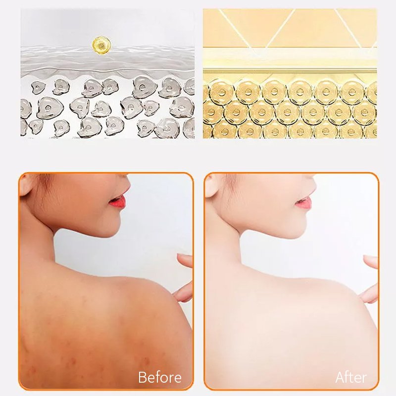Private Label Vitamin C Body wash organic whitening body scrub shower gel