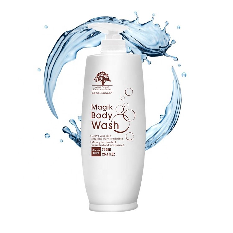 Arganmidas Hotel Wholesale Bath Body Wash Private Label Oem Whitening Skin Care Vegan Body Wash Milk Shower Gel
