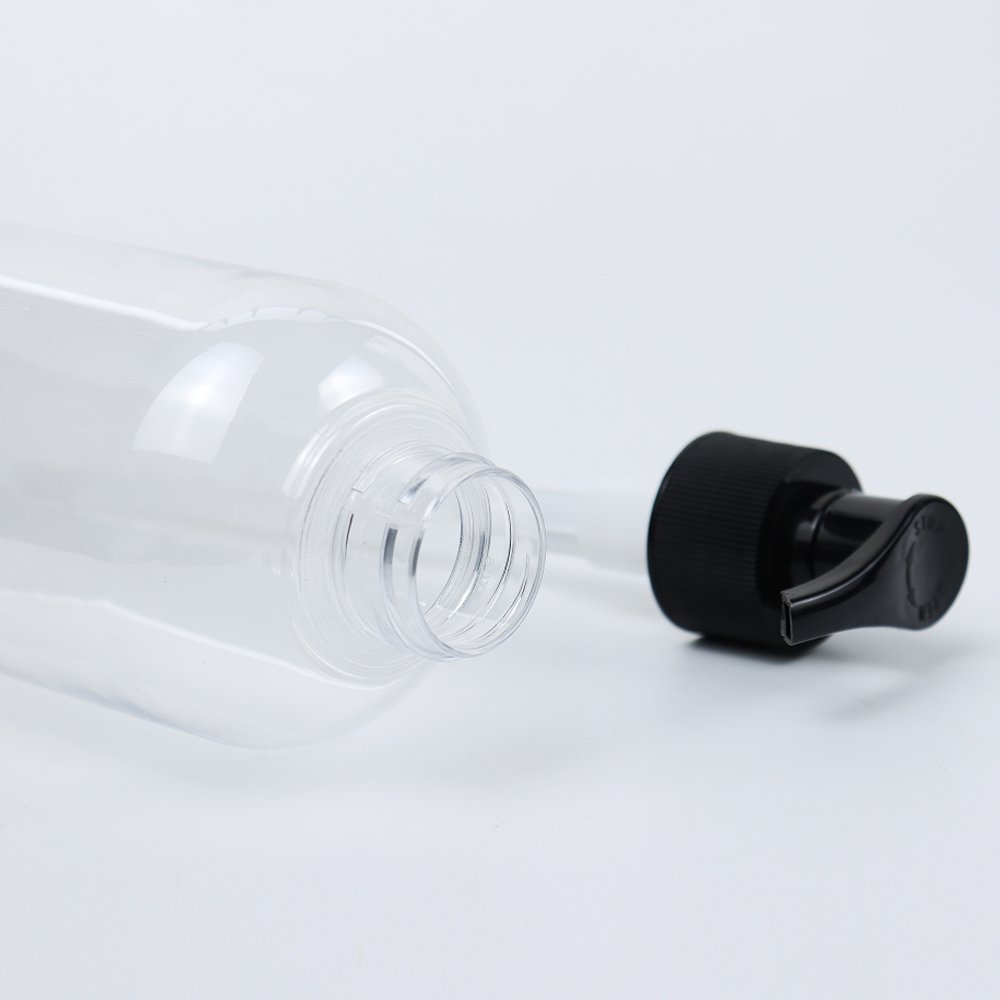 PET 300ml Shampoo Bottle Packaging16oz Transparent shower gel Hair Conditioner Shampoo Bottle