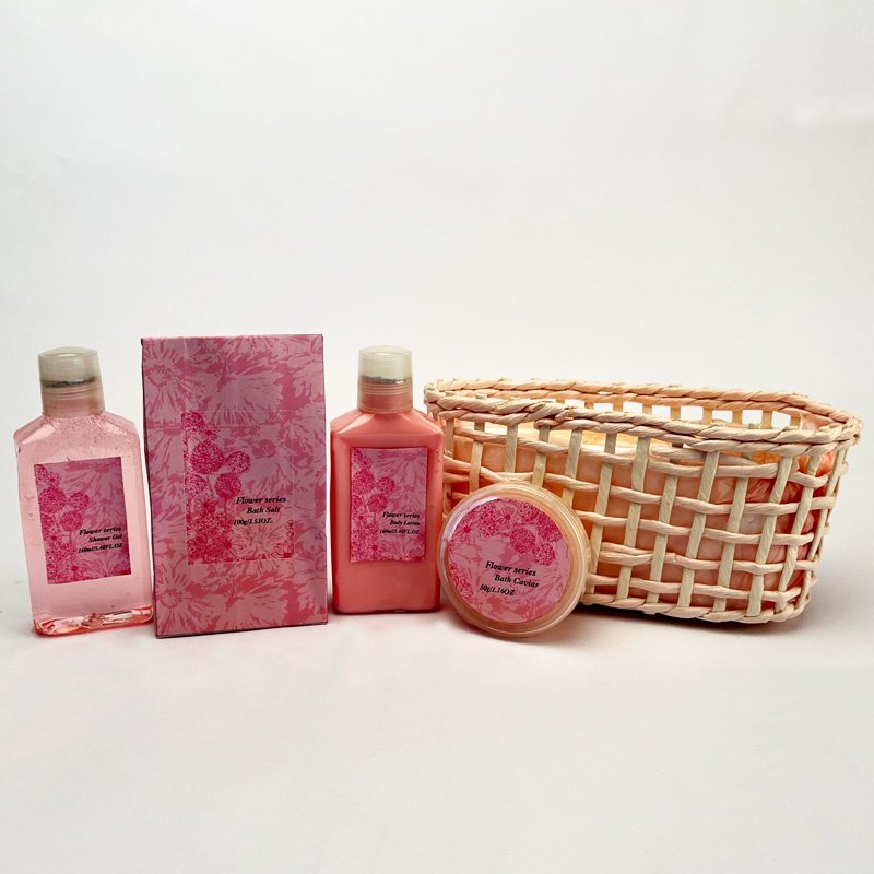 Hot Sale Body Care Shower Shower Gift Set Customized Private Label Bath Care Gift Basket