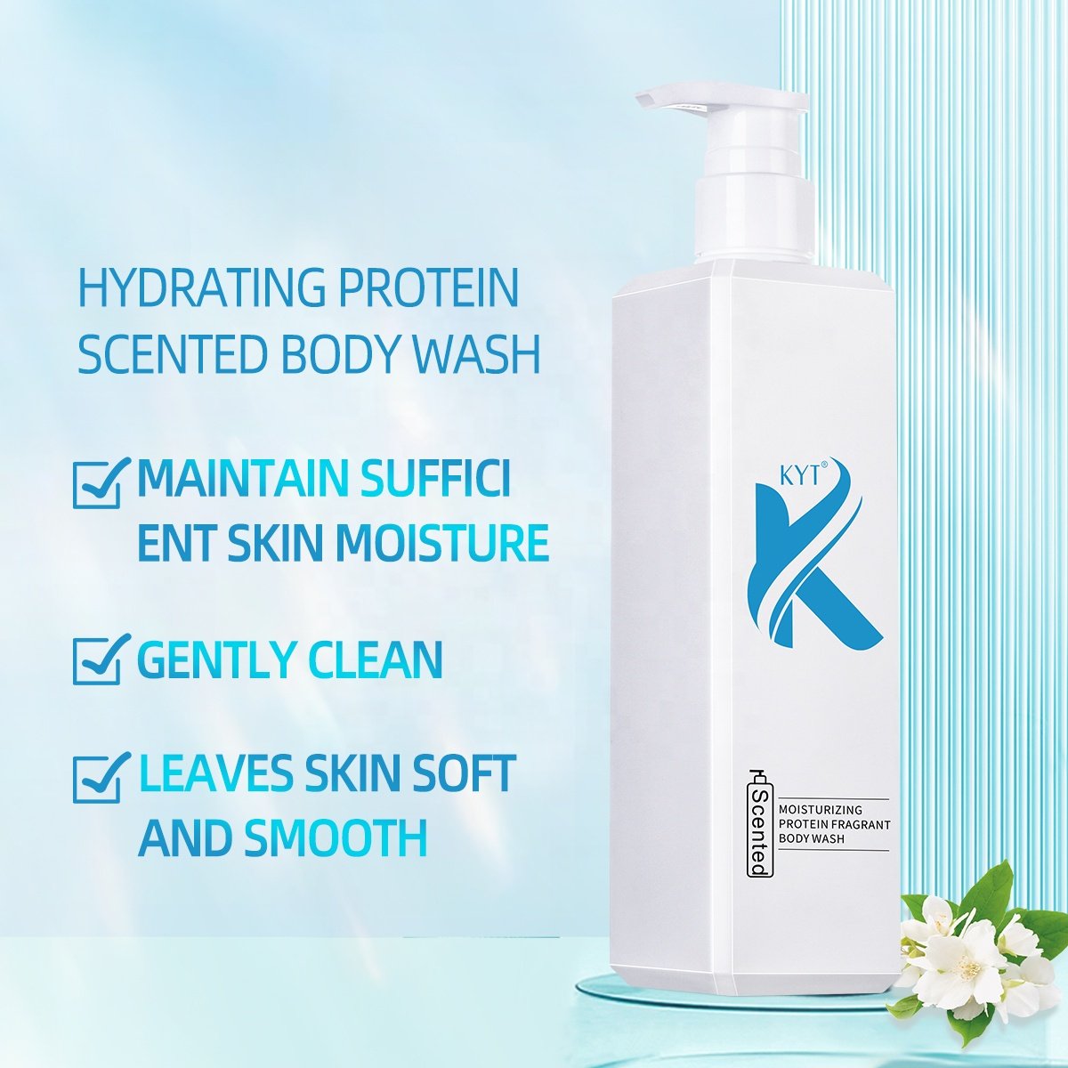 OEM Factory Wholesales Price Cheap Body Scrub Sexy Thailand Blossom Shower Gel Product Liquid Shower Gel Set