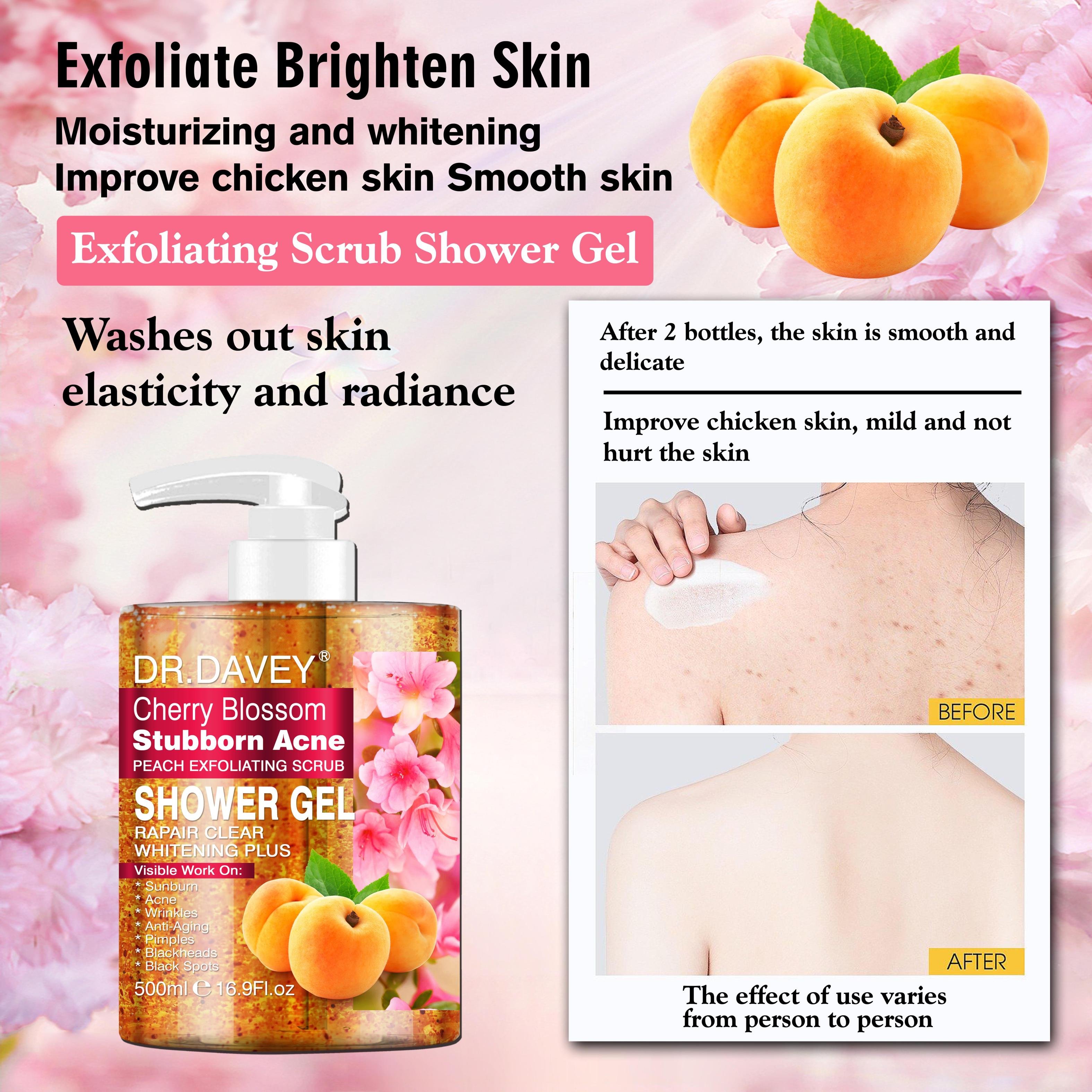 DR.DAVEY Cherry Blossom Shower Gel Whitening Plus