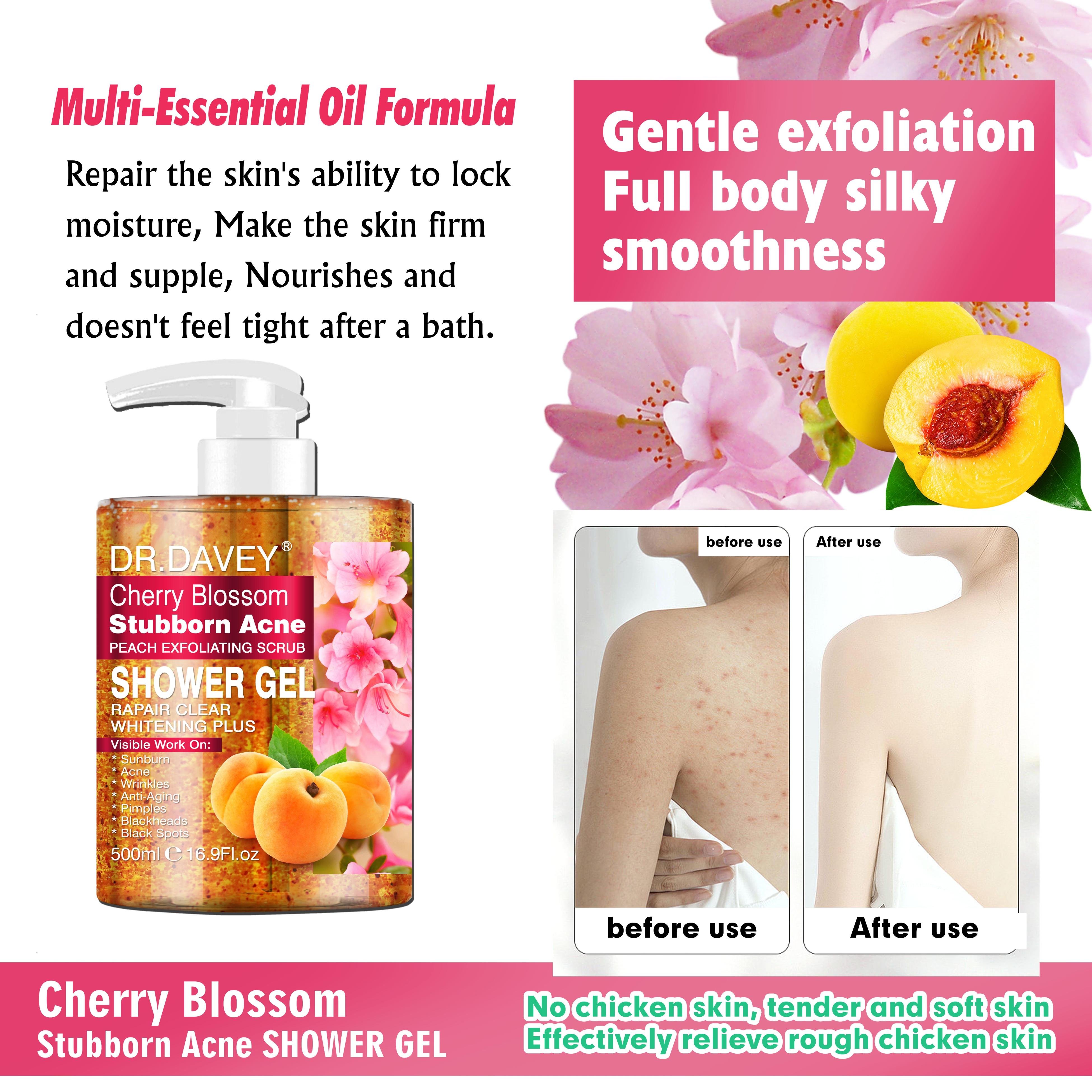 DR.DAVEY Cherry Blossom Shower Gel Whitening Plus