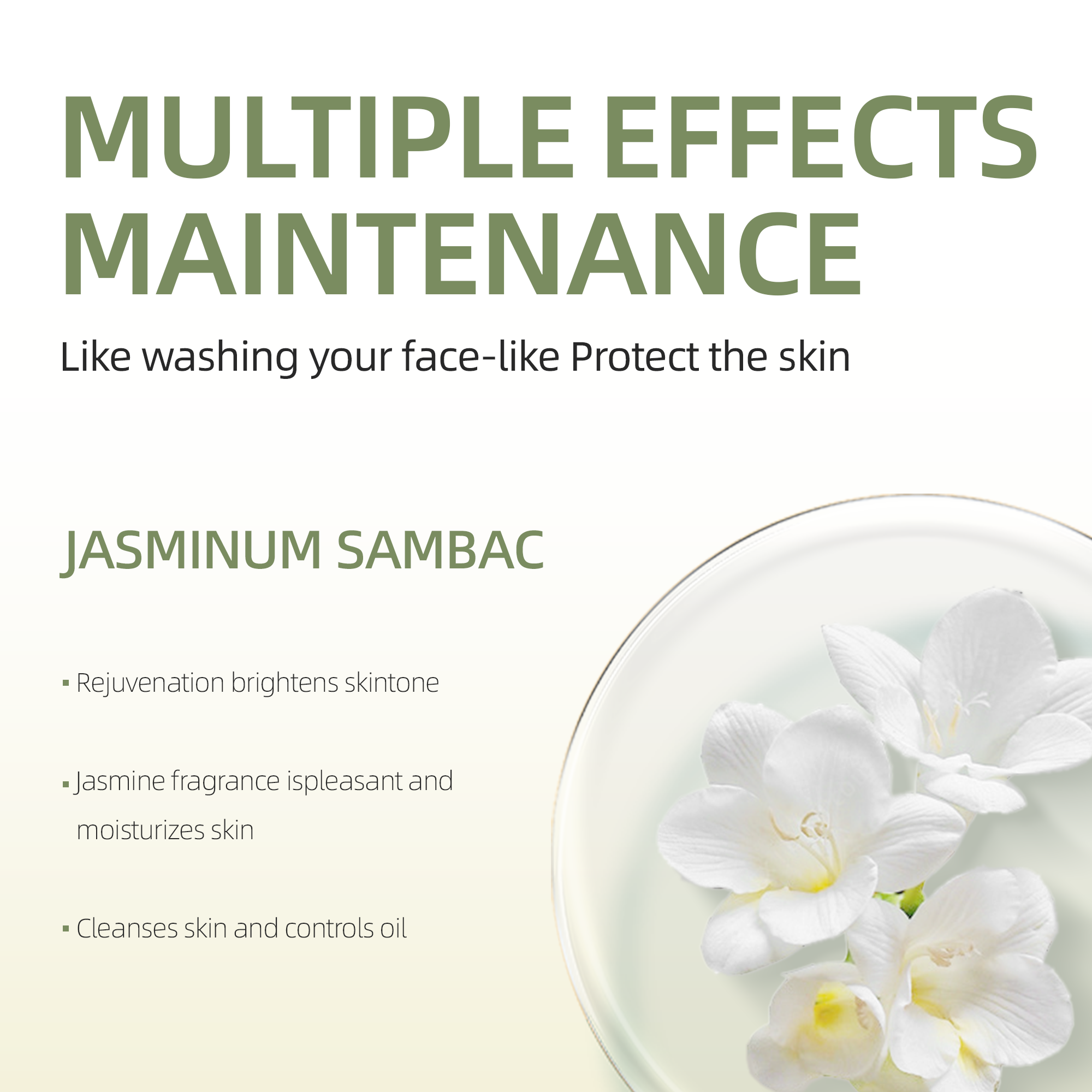 Sefralls Jasmine Petal Scented Shower Gel Body Wash Shea Butter Bath Wash Beautiful Moisturizing Refreshing Body Wash