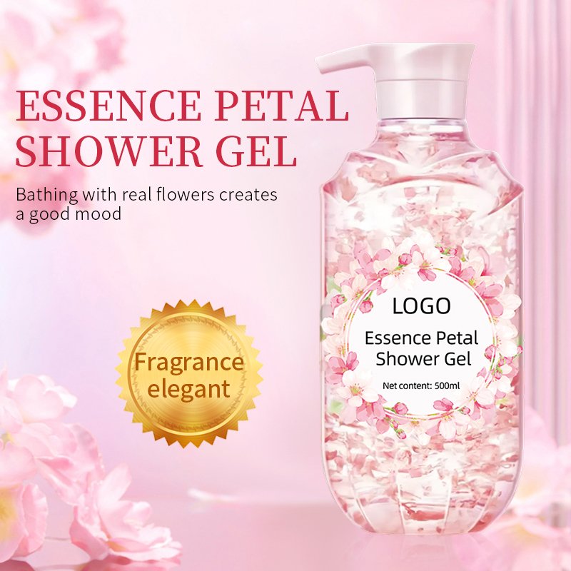 500ml Plant Extract Natural Aroma Deep Moisturizing Shower Gel Private Customized Brand Girls' Shower Gel Set