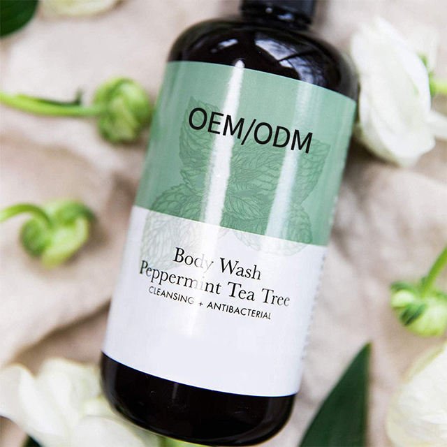 Whitening body wash Organic Shower Gel Body Wash With Tea Tree Oil