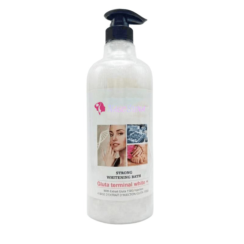 NAGOSUNA With AHA fruit enzyme fight blemishes exfoliate renews skin bleaching fast action in 7 days whitening shower gel
