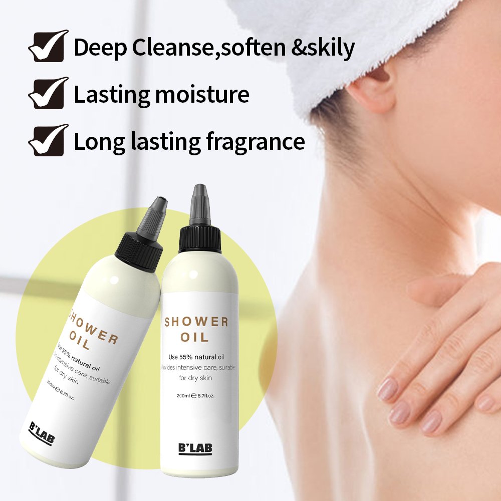 OEM ODM Shower Gel Shower Oil deep cleanse long lasting fragrance Body Shower Bath Oil