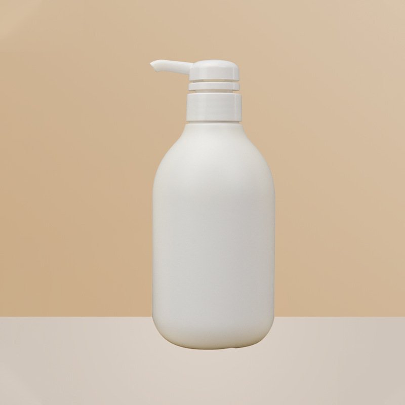 Custom thickened HDPE plastic body lotion Bottle Children's shampoo bottle White Round Shoulder Shampoo shower gel bottle