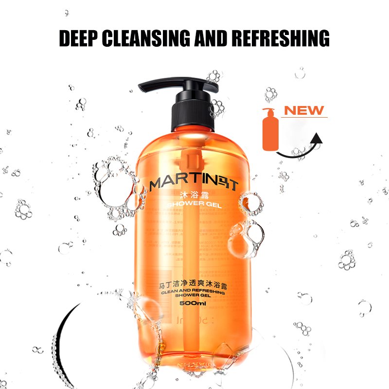 Moisturizing Refreshing Men's Body Wash Facial Cleanser Particulate Toner Formula Bath Shower Gels