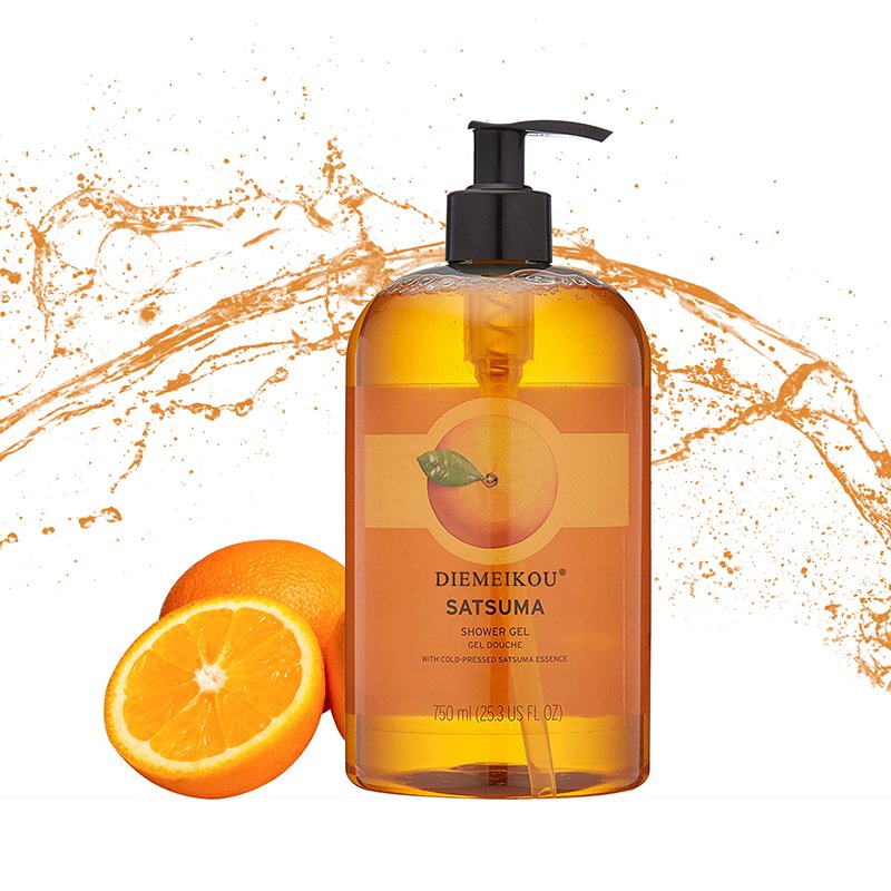 Paraben-Free Orange lemon Body Wash Sensitive Skin Shower Gel Will Leave You Feeling Soft And Refreshed