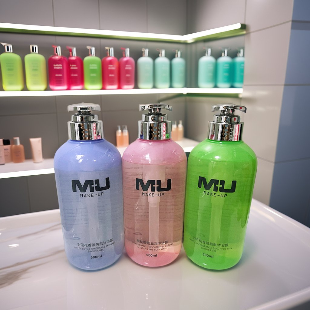 Natural Fragrance Deep Moisturizing Body Wash Gel Private Label Girls Shower Gel Set