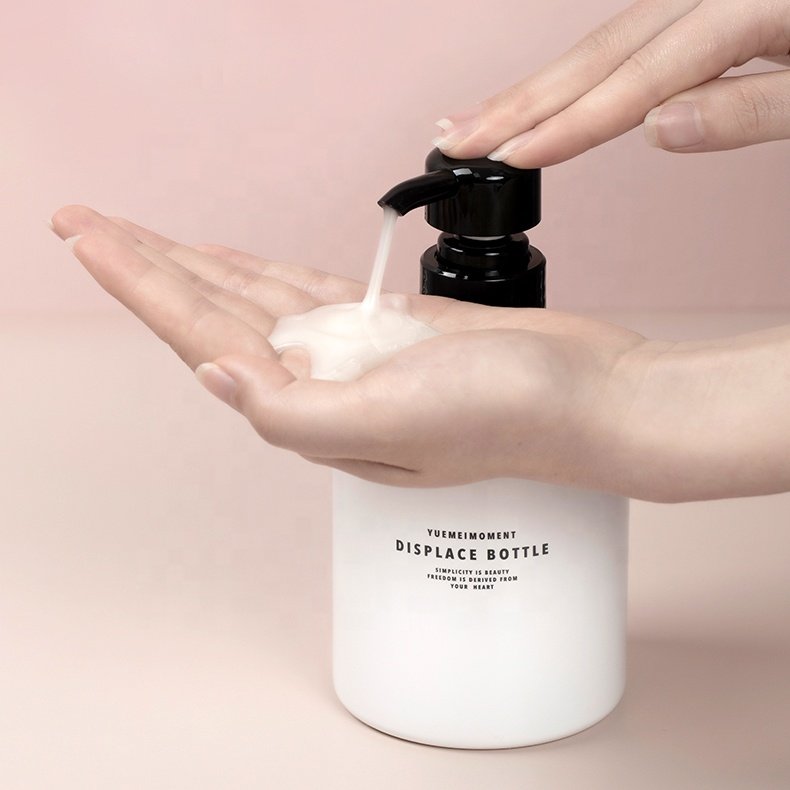 High Quality pet bottle 800ml with pump shampoo bottle 500ml Shower Gel Bottle Sanitizer Lotion Pump 300ml 400ml 600ml 750ml