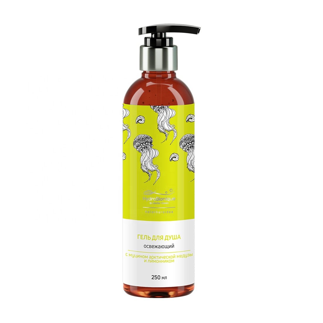 Body care shower gel sulfates parabens free Private label 250 ml shower gel with arctic jellyfish mucin for sensitive skin