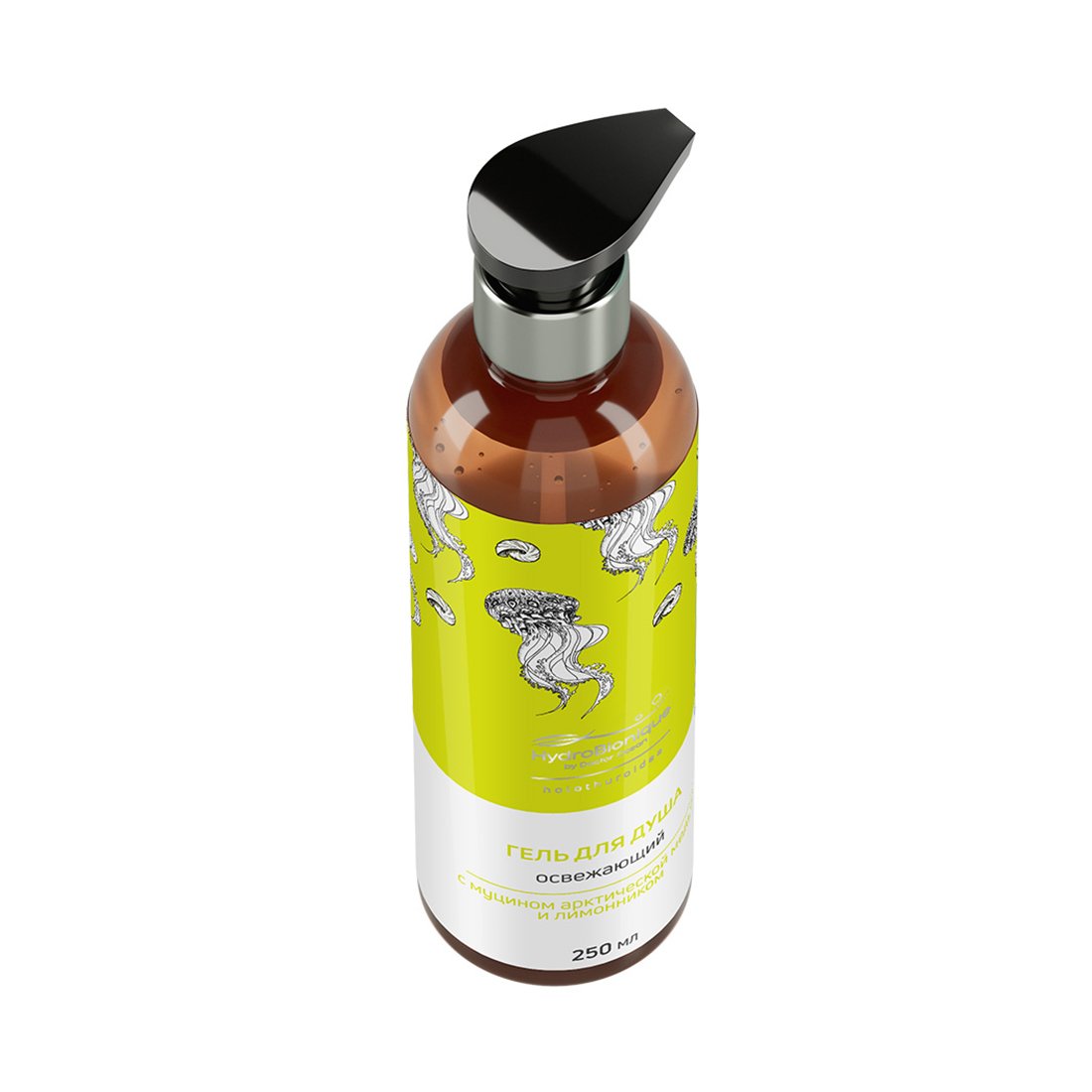 Body care shower gel sulfates parabens free Private label 250 ml shower gel with arctic jellyfish mucin for sensitive skin