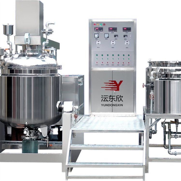 Vacuum Homogenizer Mayonnaise Mixer Shampoo Homogenizer Making Machine 200l Vacuum Emulsifying Mixer