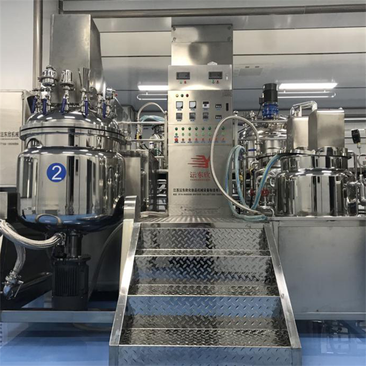 Vacuum Homogenizer Mayonnaise Mixer Shampoo Homogenizer Making Machine 200l Vacuum Emulsifying Mixer
