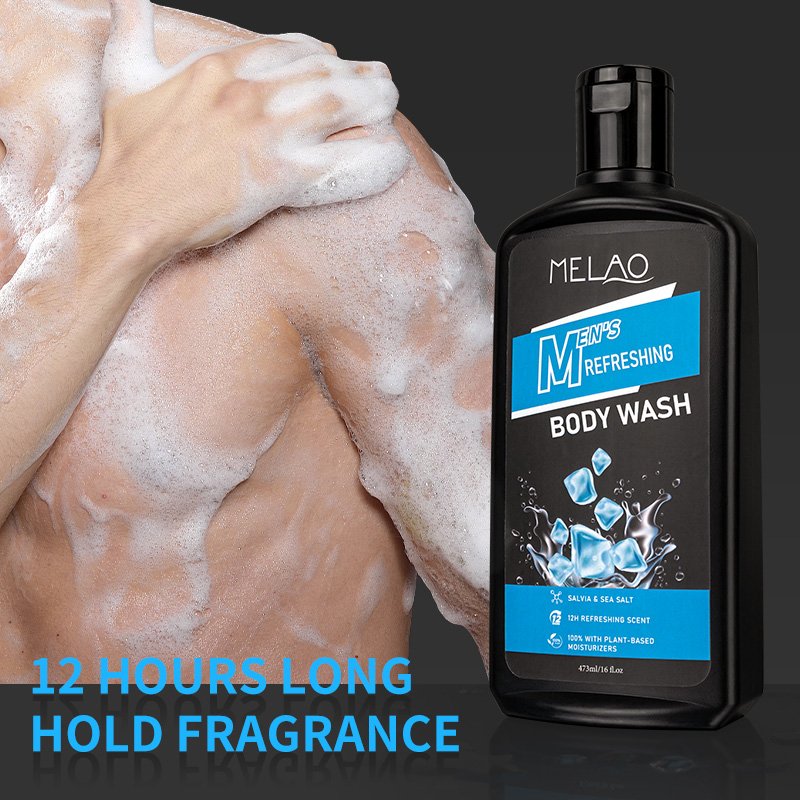 Wholesale Natural Extract Whitening Moisturizing foaming MEN'S REFRESHING Body Wash Private Label Shower Gel