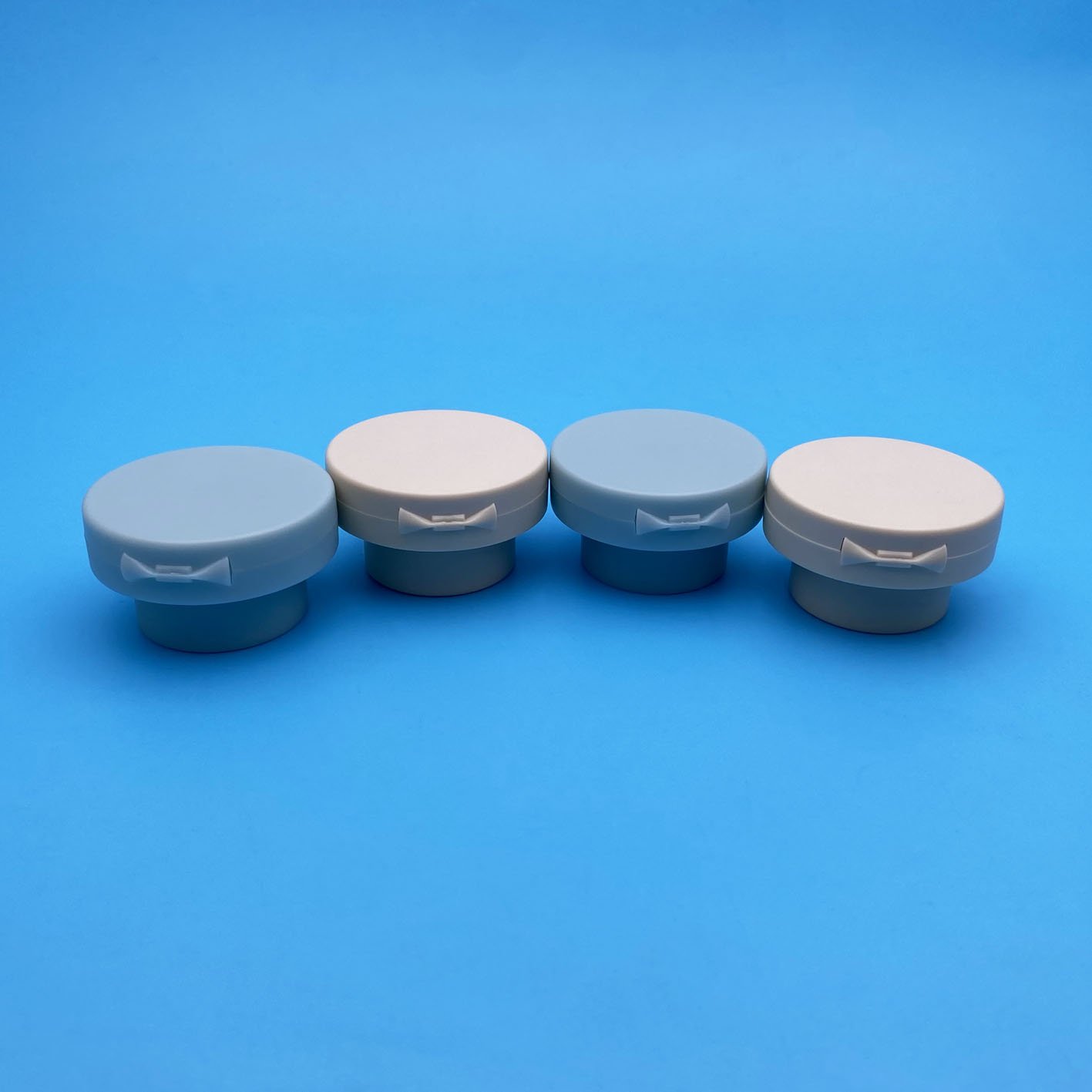 Factory Price Wholesale 24 MM Shower Gel Shampoo Plastic Bottle Caps Premium Matte Skin Feel Cap PP Scrub Flip Top Caps