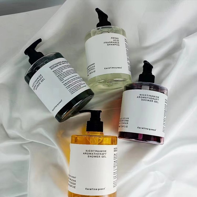 500ml Body Wash Private Label Whitening Shower Gel Organic Niacinamide Shower Gel With Fragrance
