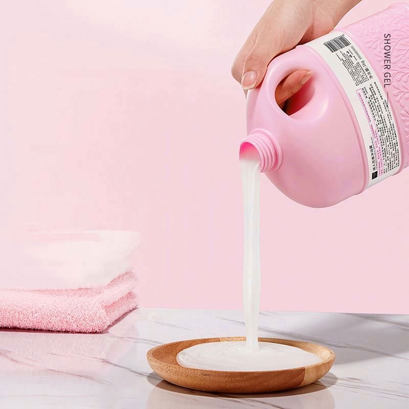 OEM SENANA wholesale cherry flower fragrance moisturizing oil control skin care body wash brightening shower gel OEM SENANA