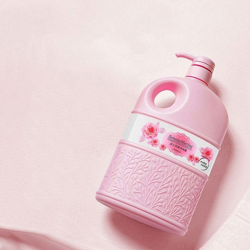 OEM SENANA wholesale cherry flower fragrance moisturizing oil control skin care body wash brightening shower gel OEM SENANA