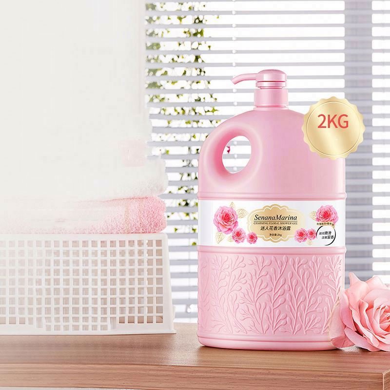 OEM SENANA wholesale cherry flower fragrance moisturizing oil control skin care body wash brightening shower gel OEM SENANA