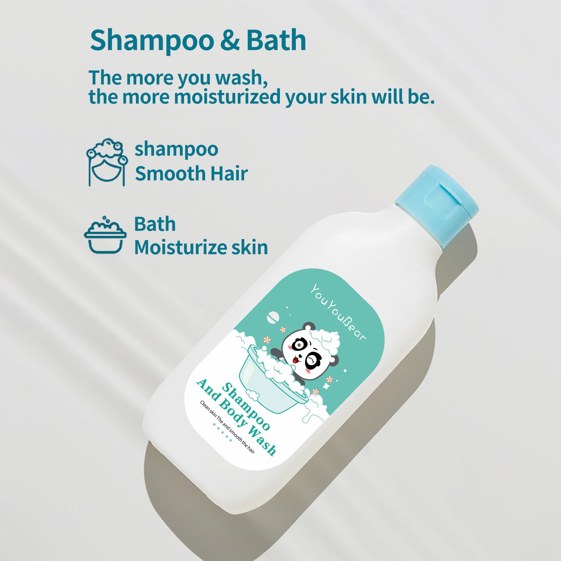 Chinese manufacturer 2 in 1 baby Shampoo shower gel body wash Mild without irritation Deep cleaning Nourish baby's skin