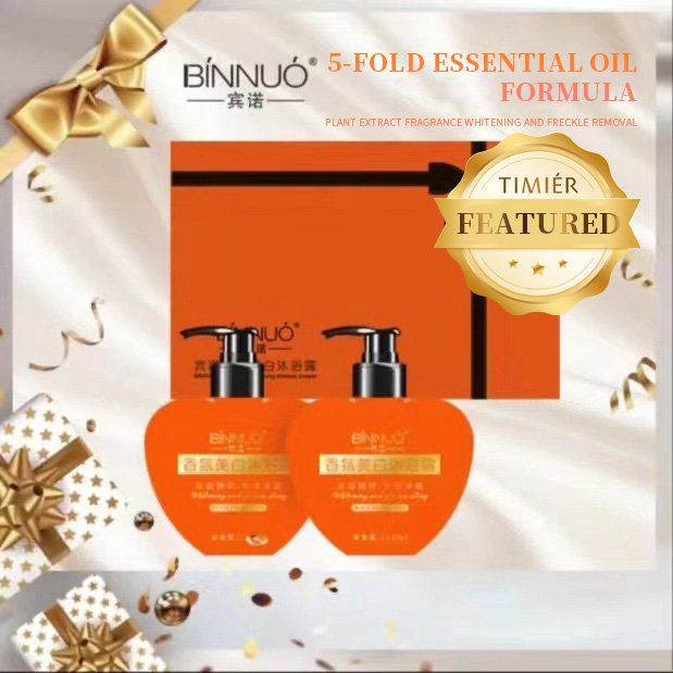 BINNUO Whitening and Rejuvenating Deep Cleansing and Moisturizing Fragrance Whitening Shower Gel