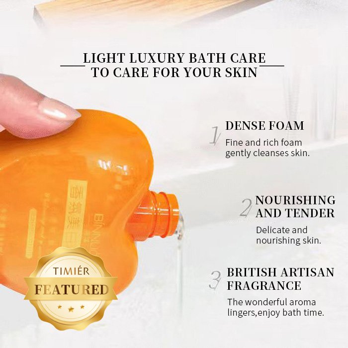 BINNUO Whitening and Rejuvenating Deep Cleansing and Moisturizing Fragrance Whitening Shower Gel