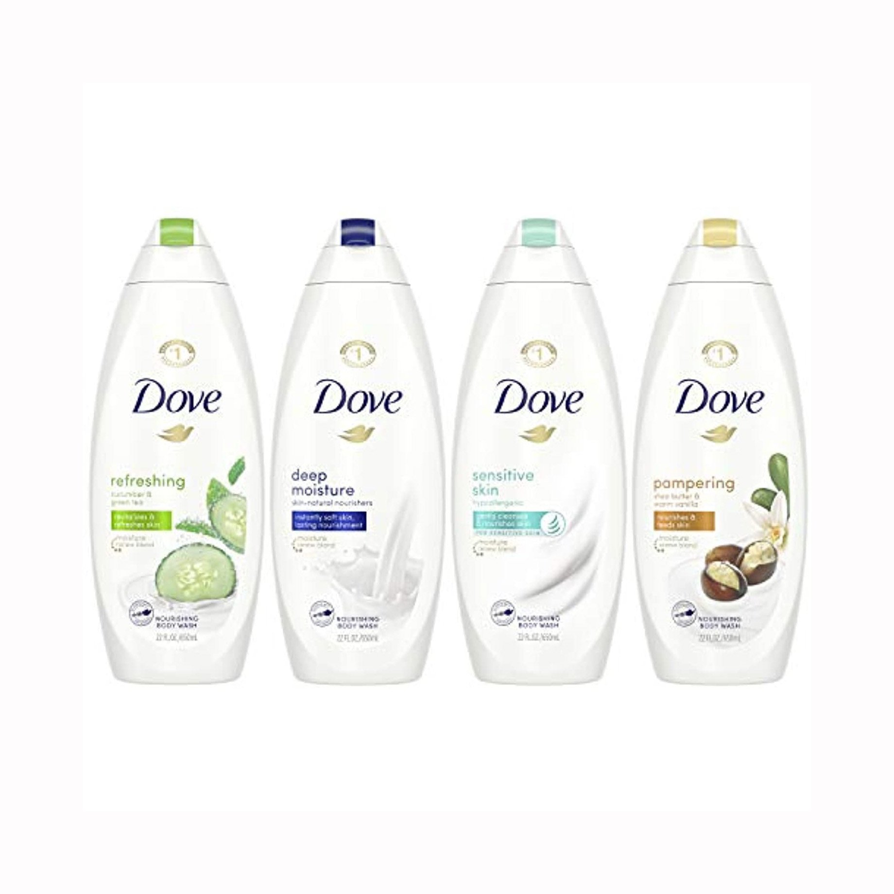 Dove Moisturizing Body Wash Deep Moisture Body Wash with Pump