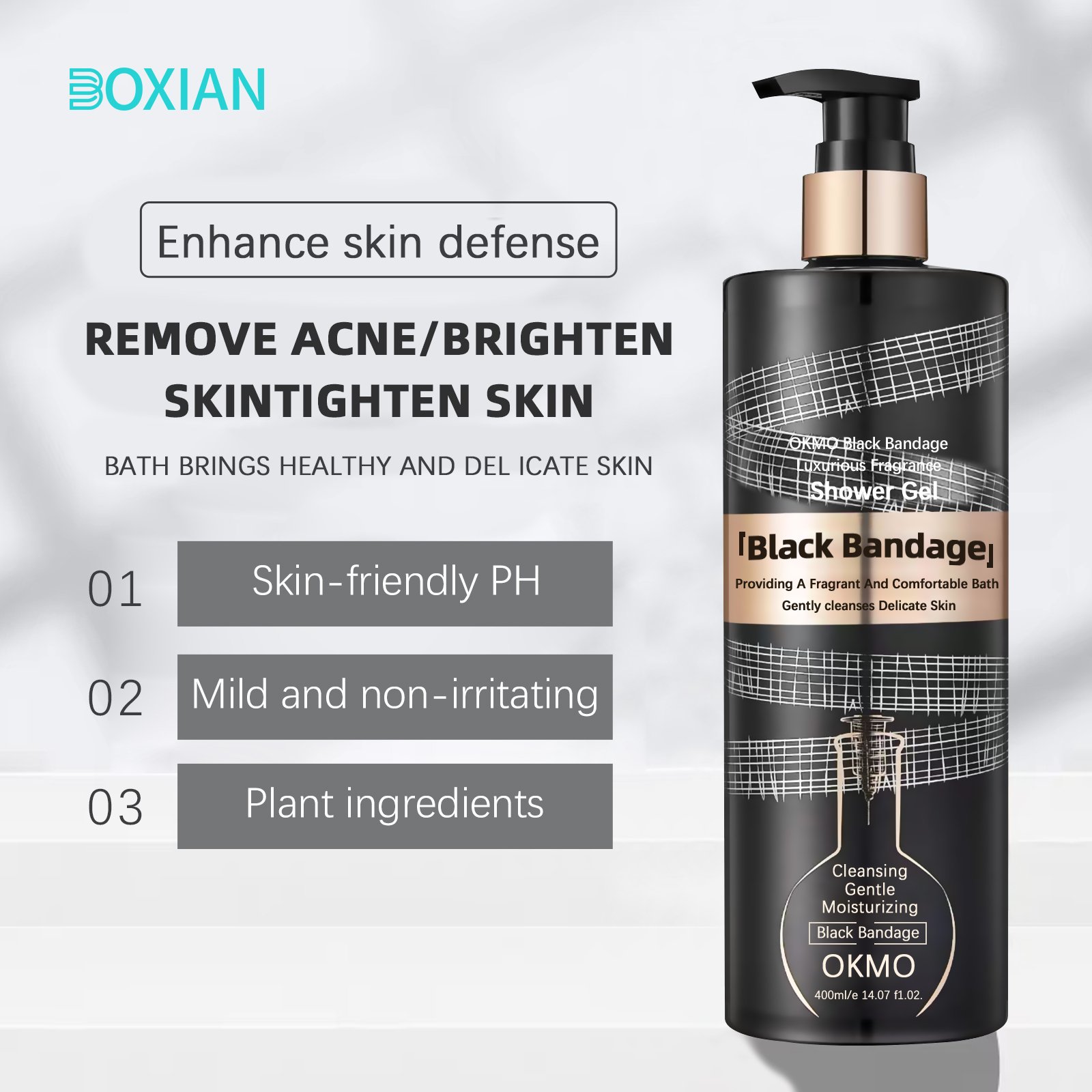 Fragrant Comfortable Gently cleanses delicate skin Cleansing Delicate Moisturizing Luxurious Fragrance Shower Gel