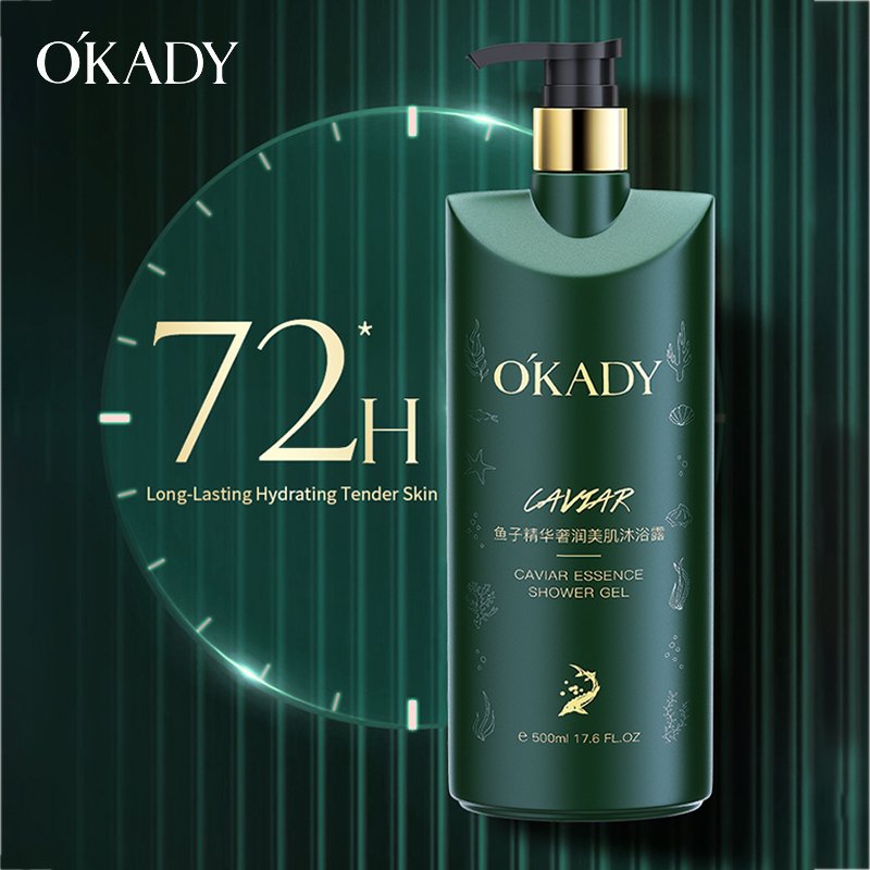 OEM Caviar Body Wash Deeply Nourishing Organic Shower Gel for Whitening Liquid Form Moisturizing Bubble Features Private Label