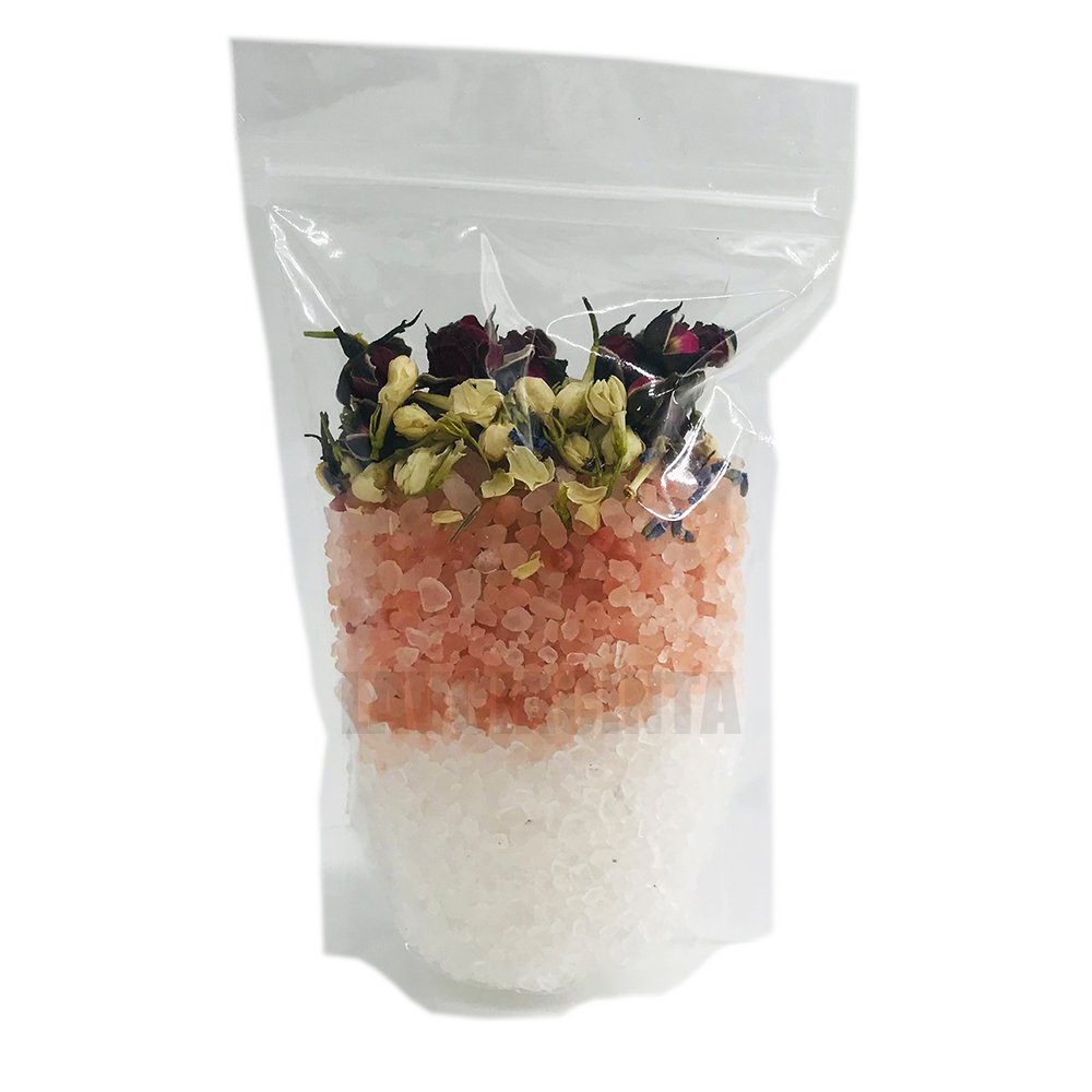 100% natural Private Label Bath Soaking Aid Pink Salt dead sea spa Bath Salt face scrub Epsom Salt