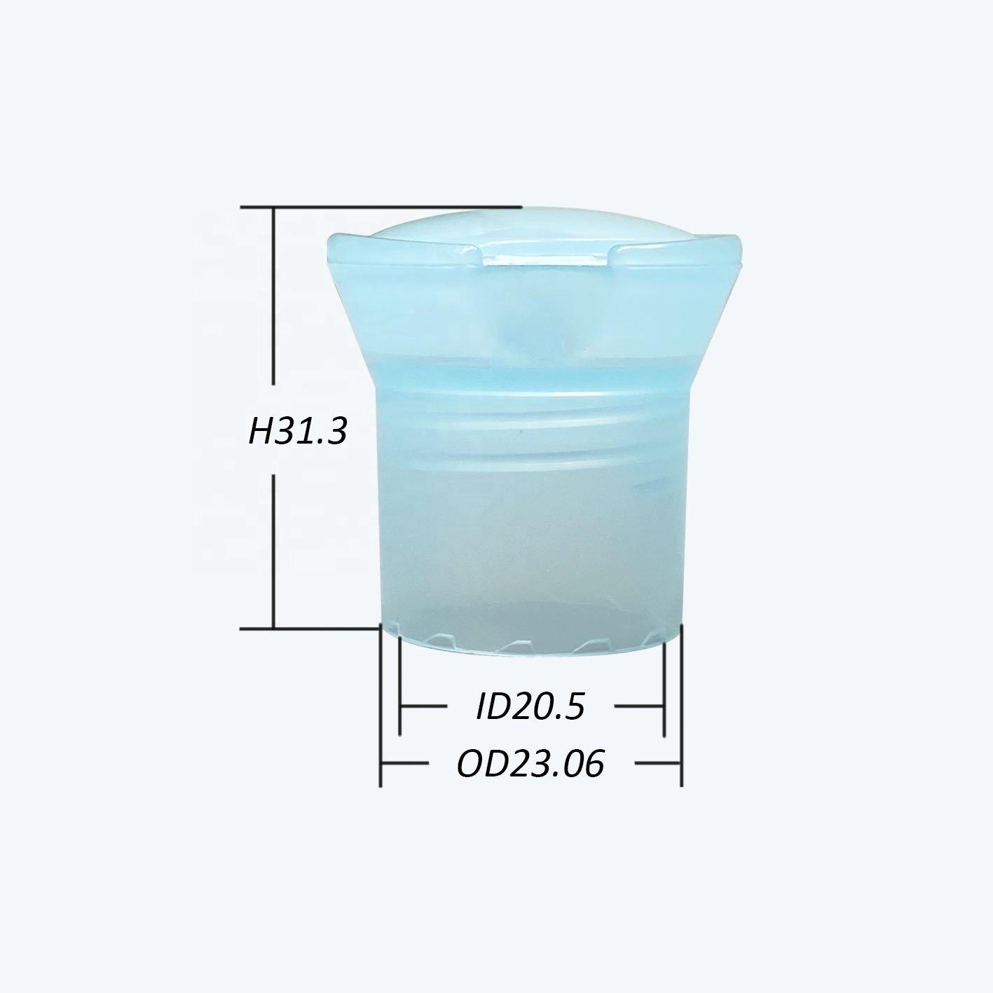 New Design 20mm Spill-proof Caps Shower Gel Shampoo Cleaner Top Flip Cap Flip Top Caps