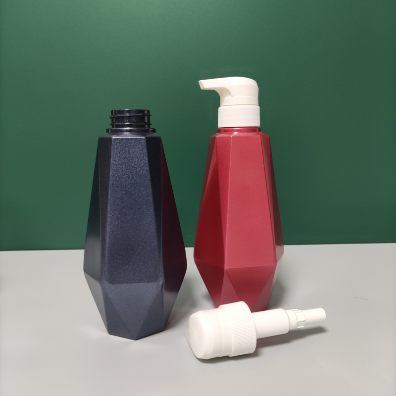 460ml Shampoo shower gel bottle pearlescent PET plastic bottle lotion bottle Plastic Packaging